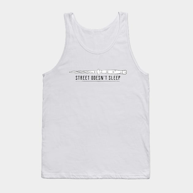 Street Doesn't Sleep Tank Top by YTdesign